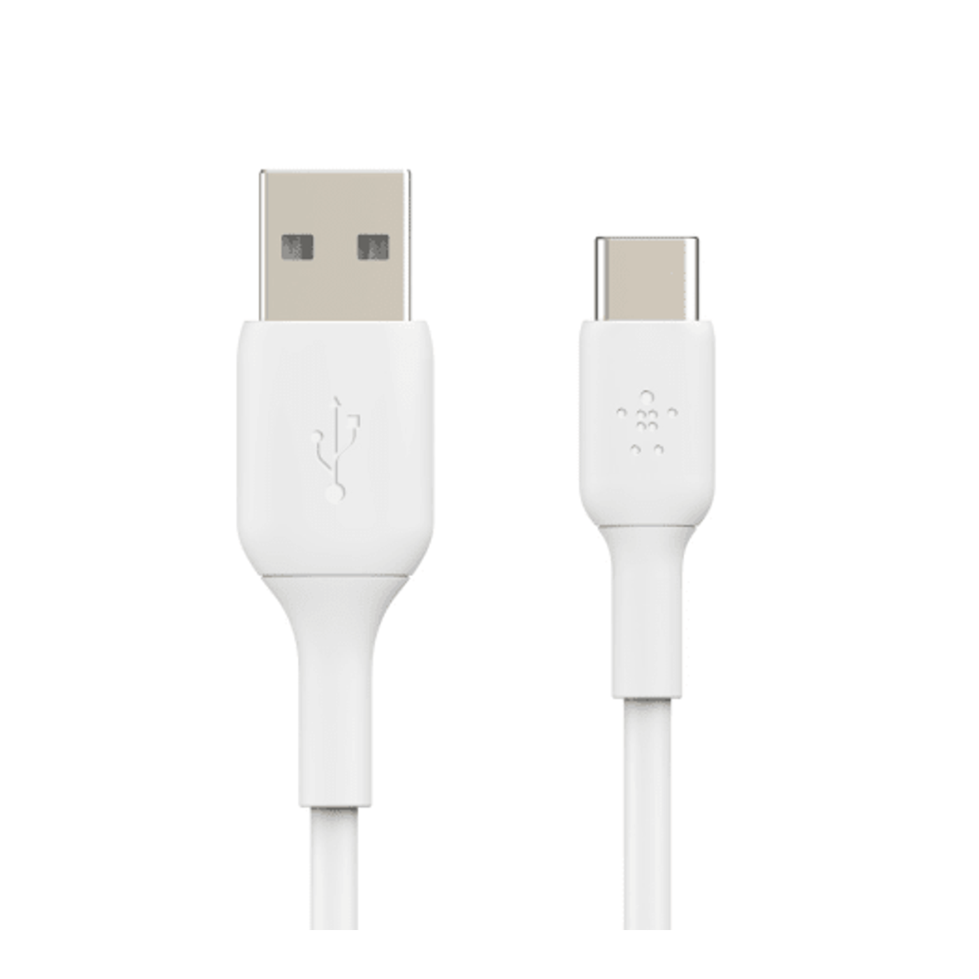 Universally compatible - White Belkin BoostCharge USB-A to USB-C 1M Cable