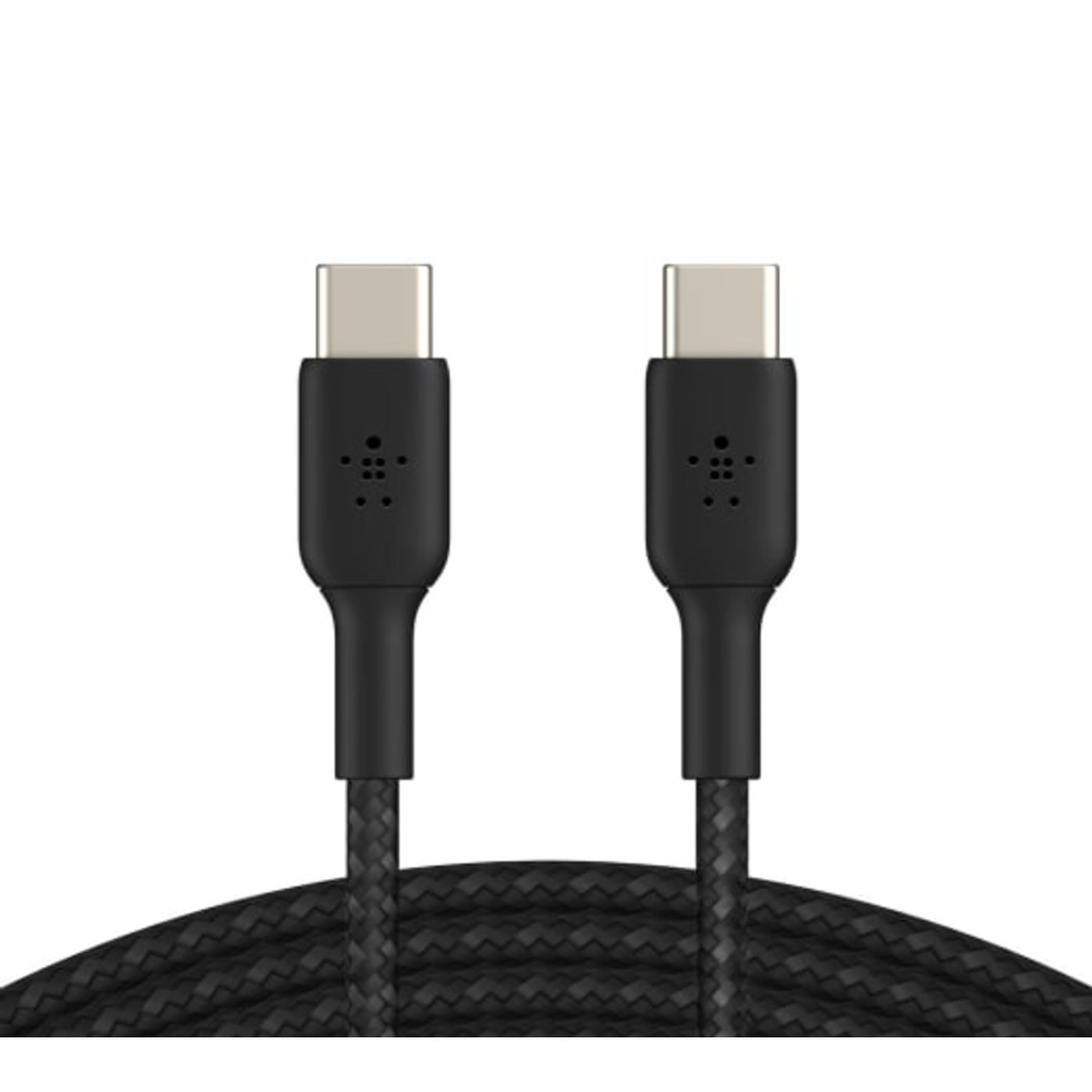 Universally compatible - Black Belkin BoostCharge USB-C to USB-C Braided 1M Cable