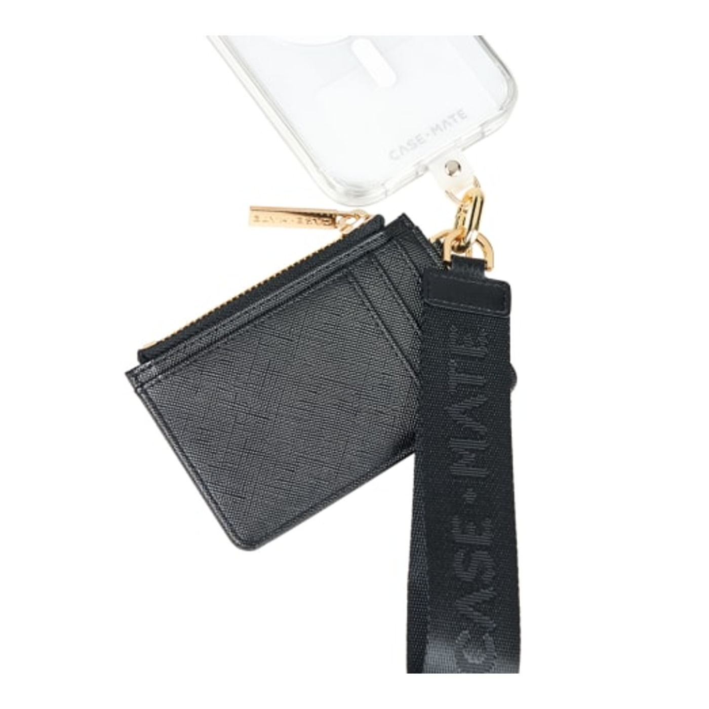 With Phone Wristlet - Black Case-Mate Essential Wallet Case