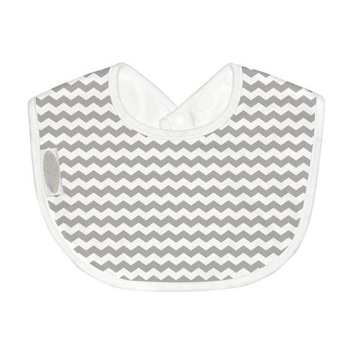 SILLY BILLYZ JERSEY BIBLET GREY CHEVRON