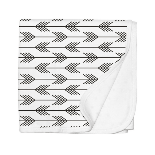 SILLY BILLYZ JERSEY SWADDLE BLANKET ARROWS