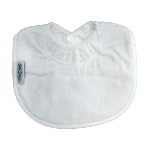 SILLY BILLYZ TOWEL BIBLET WHITE