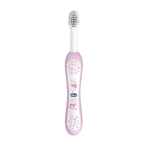 CHICCO Oral Care: Toothbrush 6-36m Pink