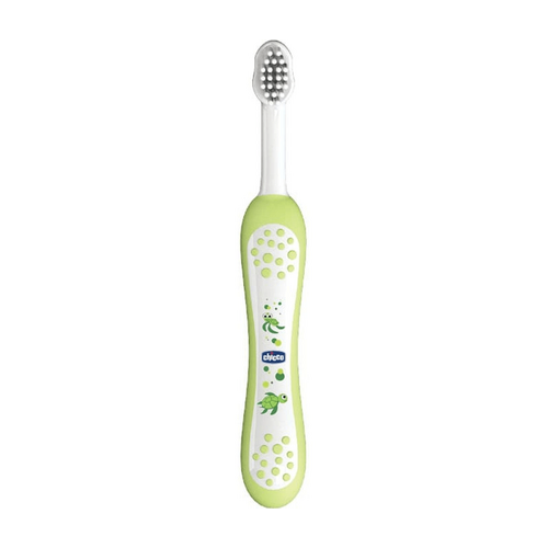 CHICCO Oral Care: Toothbrush 6-36m Green