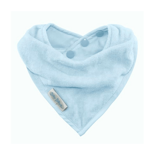 SILLY BILLYZ TOWEL BANDANA BIB DUSTY BLUE