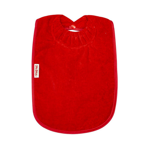 SILLY BILLYZ TOWEL XL BIB RED