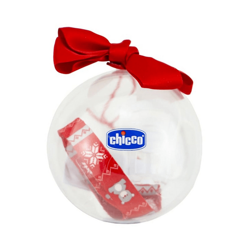 CHICCO Christmas Red Soother Clip