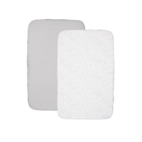 CHICCO NEXT2ME Crib Fitted Sheet Zodiac 2pc