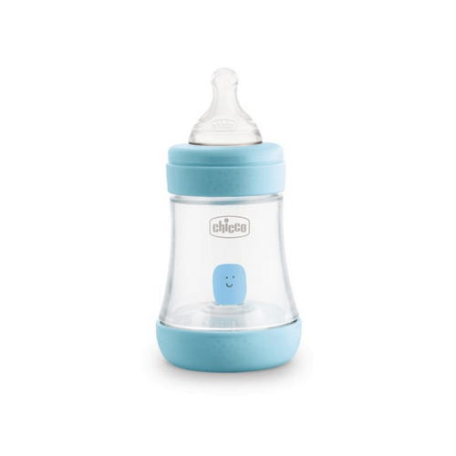 CHICCO Bottle: Perfect5 Sil 150ml 0m+ Slow Blue