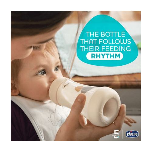 CHICCO Bottle: Perfect5 Sil 300ml 4m+ Fast Natl