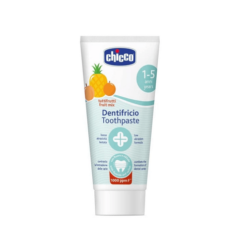 CHICCO ToothPaste: Fruit Mix w Flrd 50ml 1-5yrs