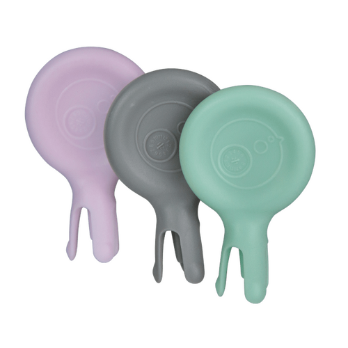 B.BOX Mini Flork 3pk pastel sage/silver/pink