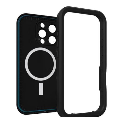 For iPhone 16 Pro - Black OtterBox Fre MagSafe Case