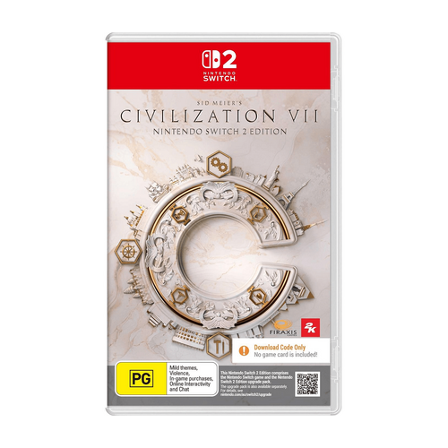 Sid Meiers Civilization VII Nintendo Switch 2 Edition (Code in Box)