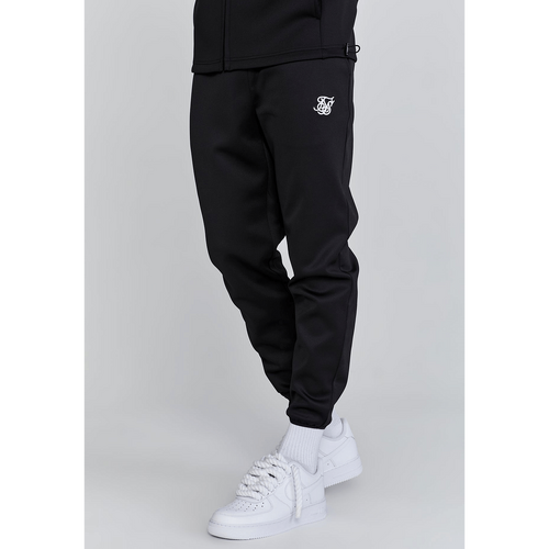 Black Muscle Fit Joggers