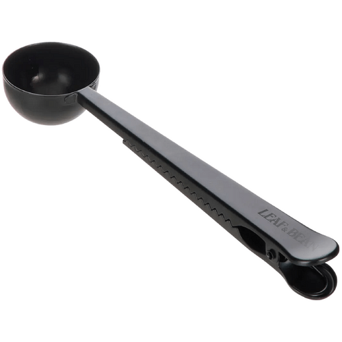 Leaf &amp; Bean Coffee &amp; Tea Scoop With Clip Black