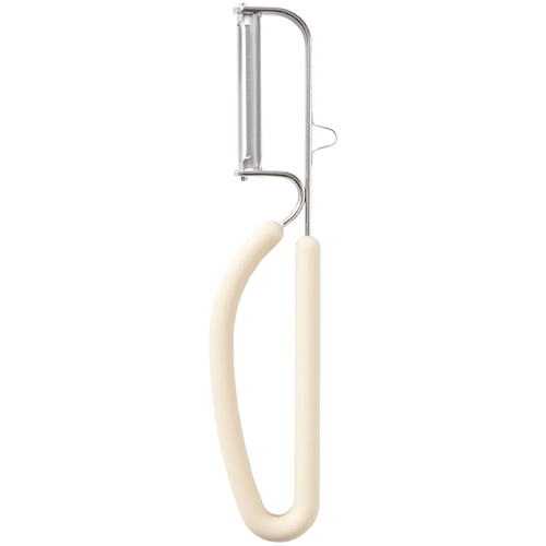 SVNA Stainless Steel Blade Swivel Peeler Cream