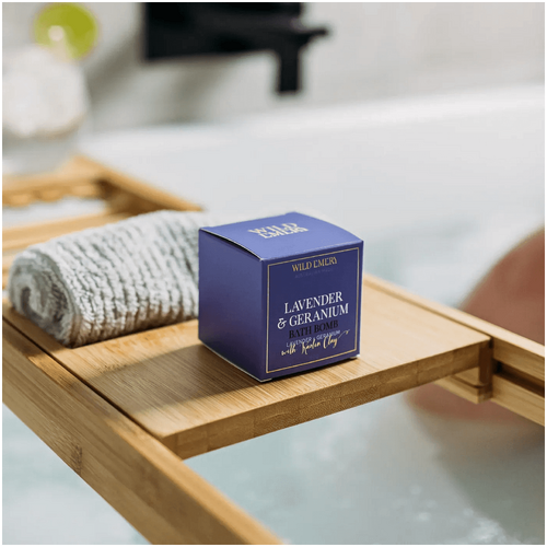 Wild Emery Lavender &amp; Geranium Bath Bomb