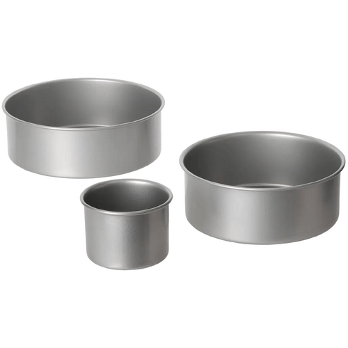 Davis &amp; Waddell Non-Stick Round Cake Pan 3pcs Set Cream