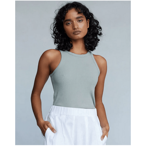 Amelius Avec Organic Cotton Tank - Cerulean Blue