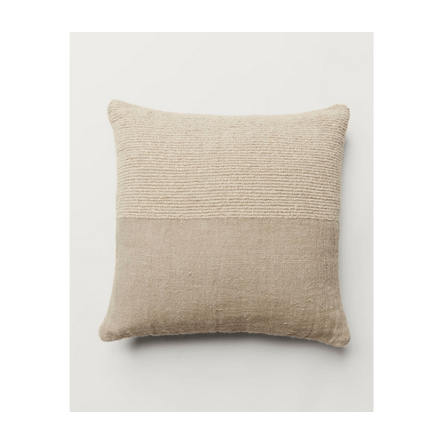 Ada Woven Linen Cushion Cover Natural 50cm x 50cm