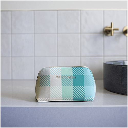 Wild Emery Small Blue Toiletry Bag