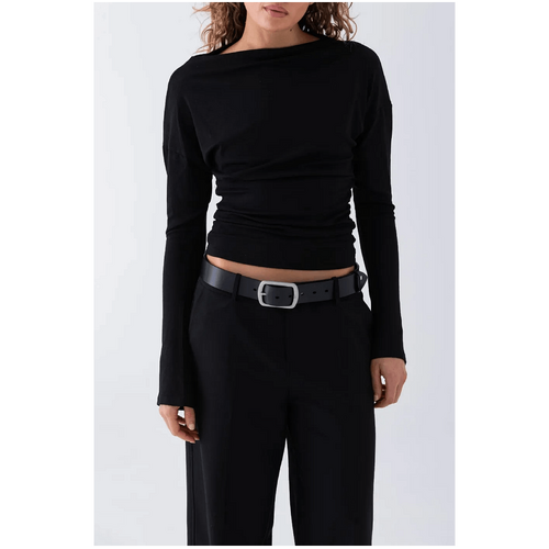 Style Addict Raya Wide Belt - Black