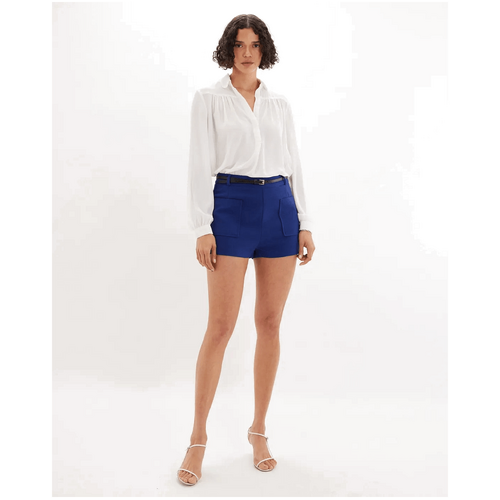 Amelius Alba High Waist Mini Short - Blue