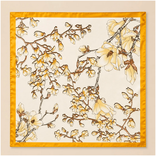 Fabuleux Vous CARTER Orange Magnolia Scarf