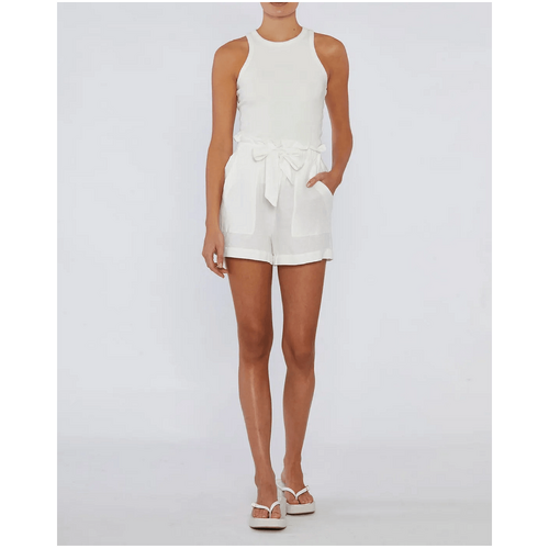 Amelius Sahara Linen Shorts - Ivory