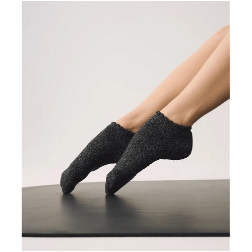 MoveActive Low Rise Grip Socks - Black Sparkle Frill