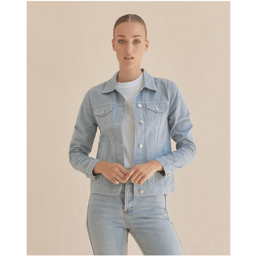 Amelius Alliance Cotton Drill Jacket - Slate Blue
