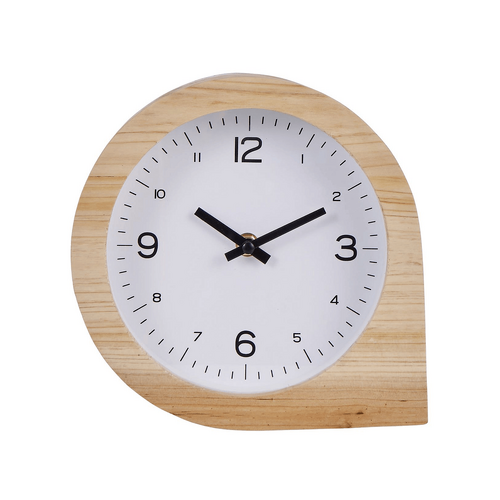 Amalfi Kasai Wooden Table Clock Black