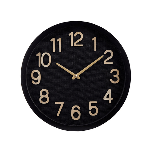 Amalfi Cunene Weave Wall Clock Brown