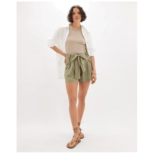 Amelius Cici Belted Short - Green Tea