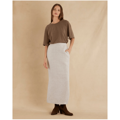 Amelius Mabel Linen Skirt - Natural