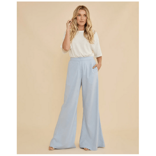 Amelius Lucie Wide Leg Pant - Powder Blue
