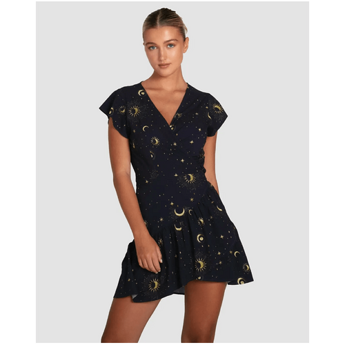 belle &amp; bloom Love Shack Mini Wrap Dress
