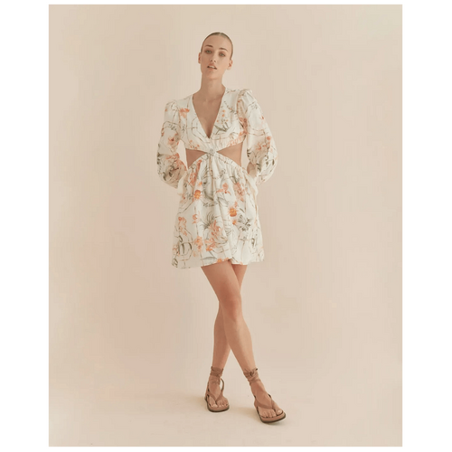 Amelius Orangerie Long Sleeve Mini Dress