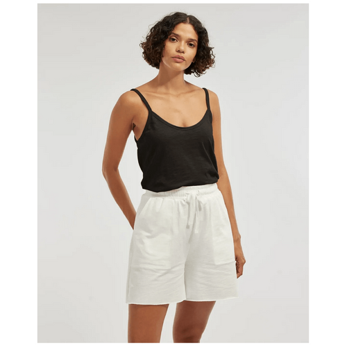 Amelius Lise Raw Hem Singlet - Black