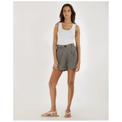 Amelius Set Sail Linen Stripe Short