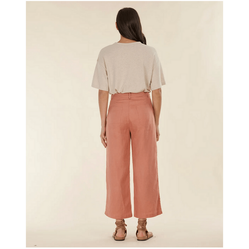 Amelius Barossa Linen Pant - Rosewood