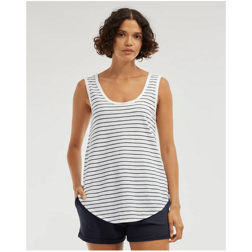 Amelius Bailey Rounded Hem Tank - Stripe