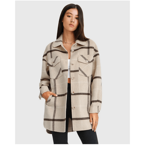 belle &amp; bloom RiverS Edge Plaid Shacket