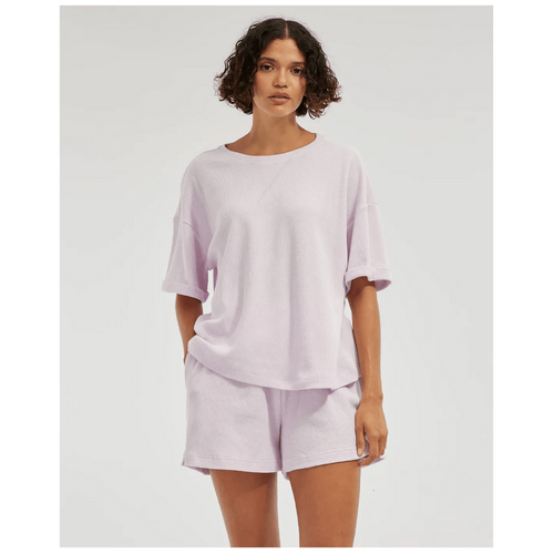 Amelius Laurie Waffle Tee - Violet