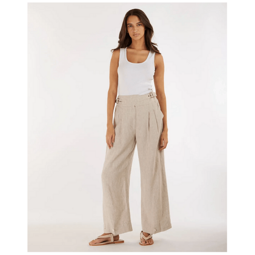 Amelius Eugene Linen Pant - Natural