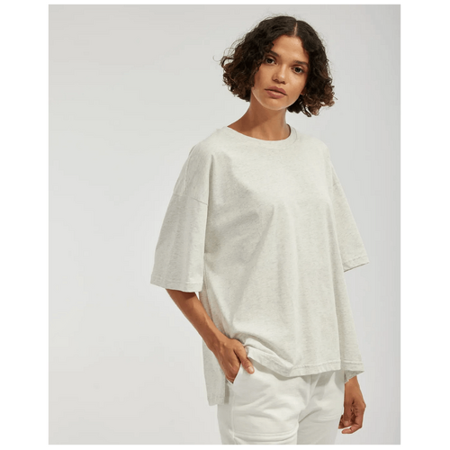 Amelius Leah Boyfriend Tee - Marle Grey