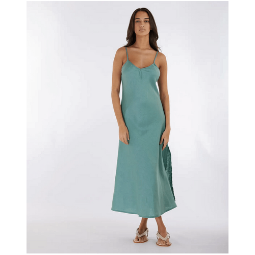 Amelius Evangeline Linen Dress - Azure