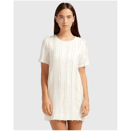 belle &amp; bloom Star Child Textured Mini Dress - Off-White