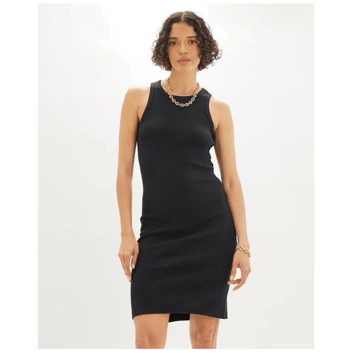 Amelius Alexis Ribbed Dress - Black
